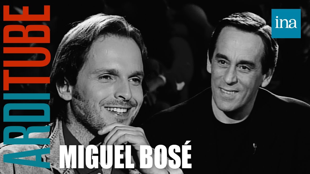 Chanson et théâtre avec Miguel Bosé  chez Thierry Ardisson | INA Arditube