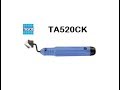 Dao Vét BA VIA Ống Đồng TA520CK --  TASCO JAPAN dụng cụ thi công lắp đặt điều hòa