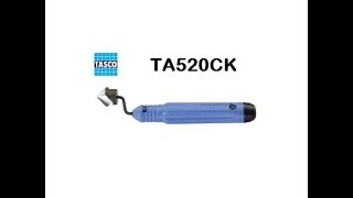 Dao Vét BA VIA Ống Đồng TA520CK --  TASCO JAPAN dụng cụ thi công lắp đặt điều hòa