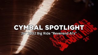 PAISTE CYMBALS - 24" 2002 Big Ride "Reverend Al's"