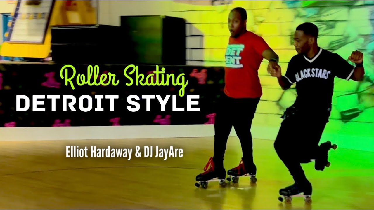 Detroit Style Roller Skating   Skateland Arena Flint MI   Elliot Hardaway  DJ JayAre