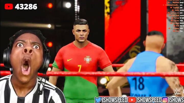 IShowSpeed Plays WWE *Virat Kohli VS Ronaldo*