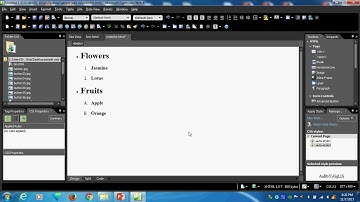 part 6 order and unordered list using web expression