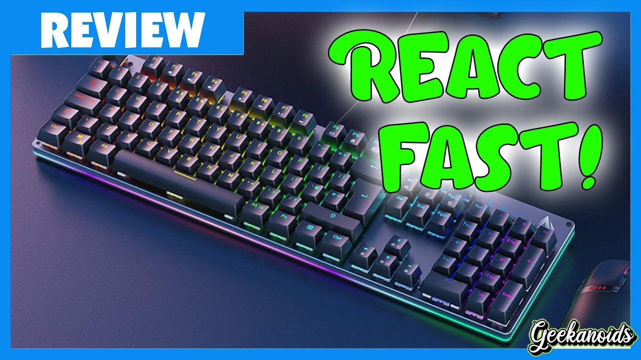 AUKEY KM-G12 Budget RGB Mechanical Keyboard