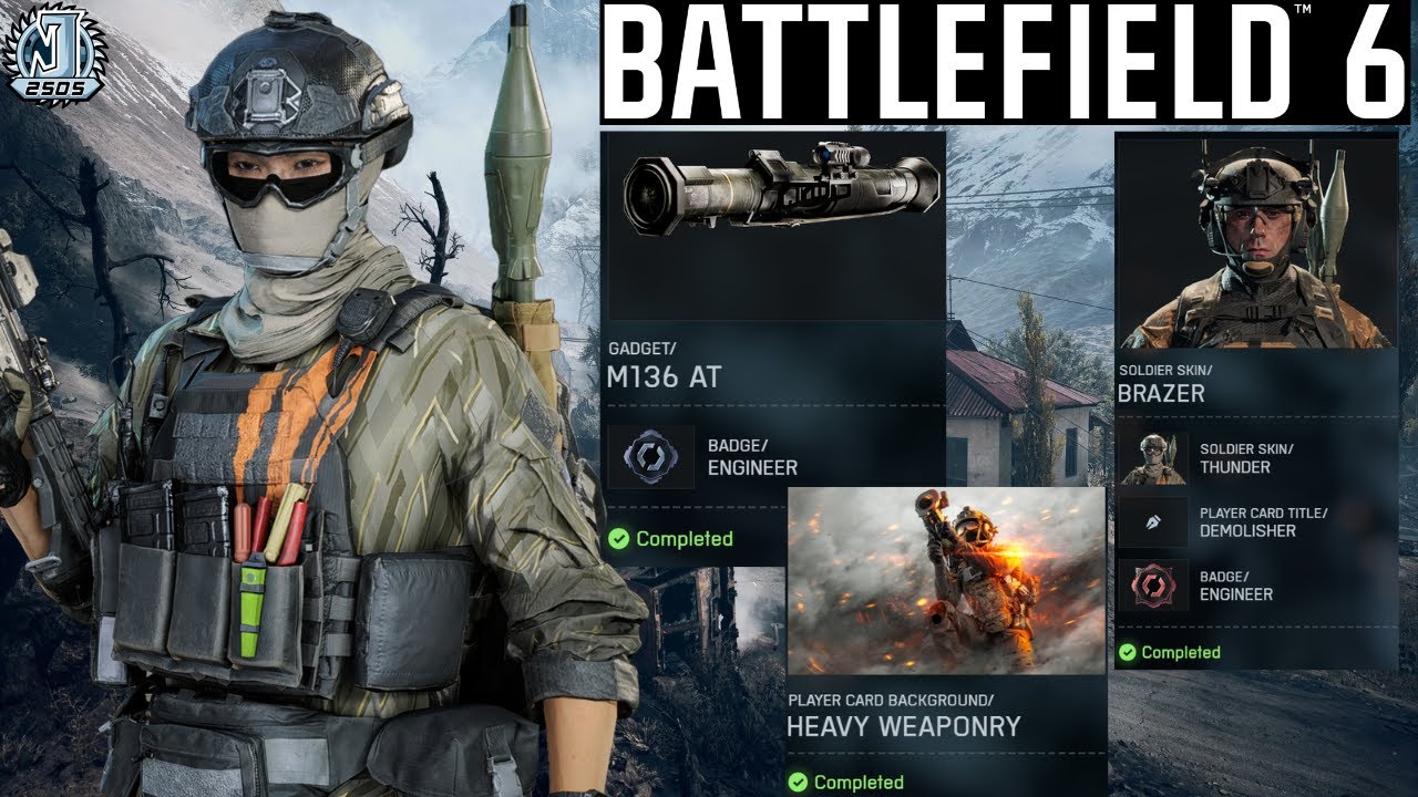 BF6 ENGINEER SPECIALIST FULL CHALLENGE GUIDE! #battlefield6 #dice #ea ...