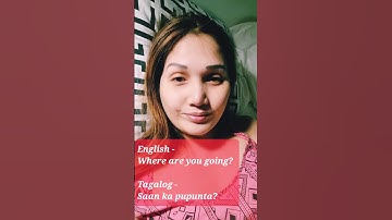 LEARN FILIPINO LANGUAGE ENGLISH TO TAGALOG LANGUAGE TUTORIAL