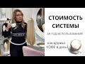 СТОИМОСТЬ СИСТЕМЫ ЗА ГОД ИСПОЛЬЗОВАНИЯ