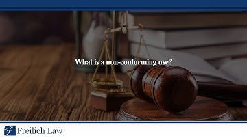 What is a non-conforming use?
