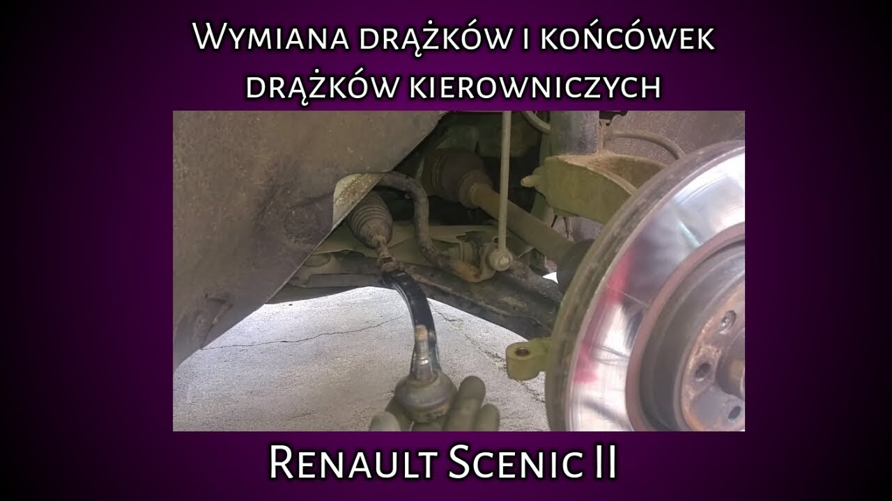 Wymiana drążków i końcówek drążków kierowniczych Renault