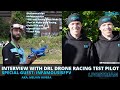 INTERVIEW WITH DRL DRONE RACING TEST PILOT: LIVE STREAM