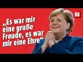 Sie kämpfte mit den Tränen: Angela Merkels letzte Worte als CDU-Chefin