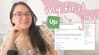 🐣 how I found & landed my FIRST upwork job (with 0 experience + 0 testimonials)