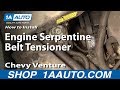 How to Replace Serpentine Belt Tensioner 1997-98 Chevy Venture