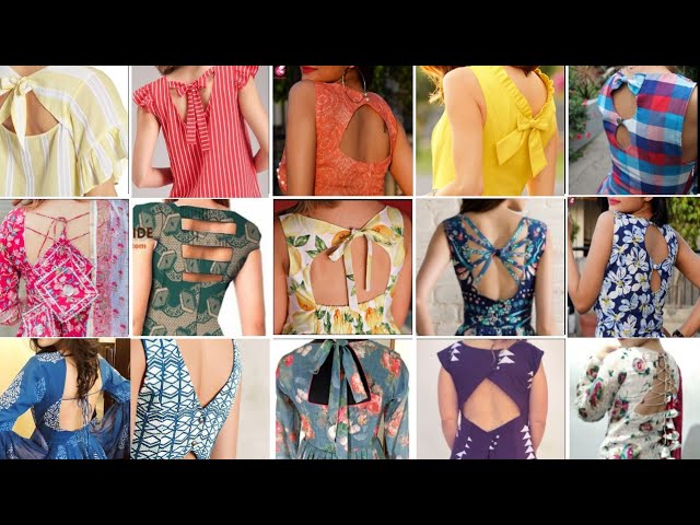 Blouse Back Neck Designs | Cotton kurti plazzo set | Facebook