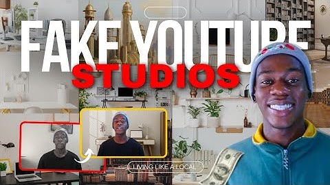 Fake Studio Setup for YouTube Background | Make FAKE Sets with This AI Tools For VIDEO