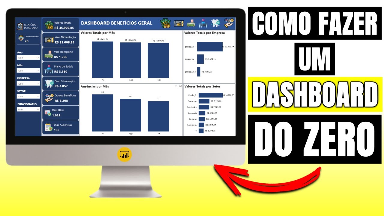 Controle de benefícios do zero ao dashboard no Power BI - YouTube