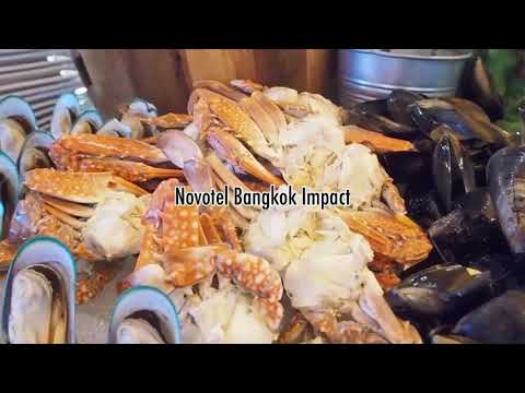 บุฟเฟ่ต์กุ้งแม่น้ำอยุธยา เด็ดๆ ต้อนรับเหล่าออเจ้า Novotel Bangkok Impact Buffet - Food Traveler TH