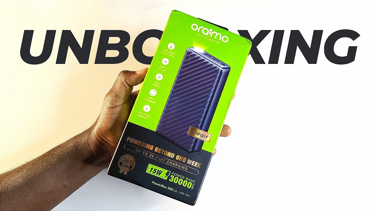 Oraimo 30,000 Mah Powerbank