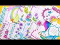 20 BEAUTIFUL BORDER DESIGNS/PROJECT WORK DESIGNS/A4 SHEET/FILE/FRONT PAGE DESIGN #art #school  