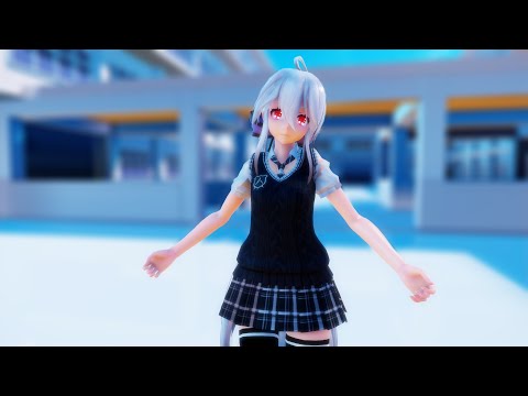 【4K | Ray-MMD】ネガティブ進化論  (Haku Yowane)