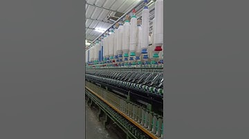 Ring Frame machine//Spinning//short video