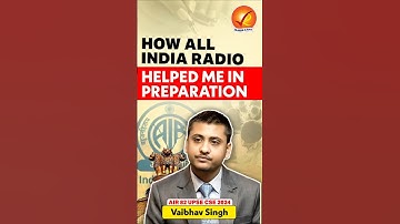 Topper Talk with UPSC CSE 2024 AIR 82 Vaibhav Singh | How All India Radio helped in UPSC