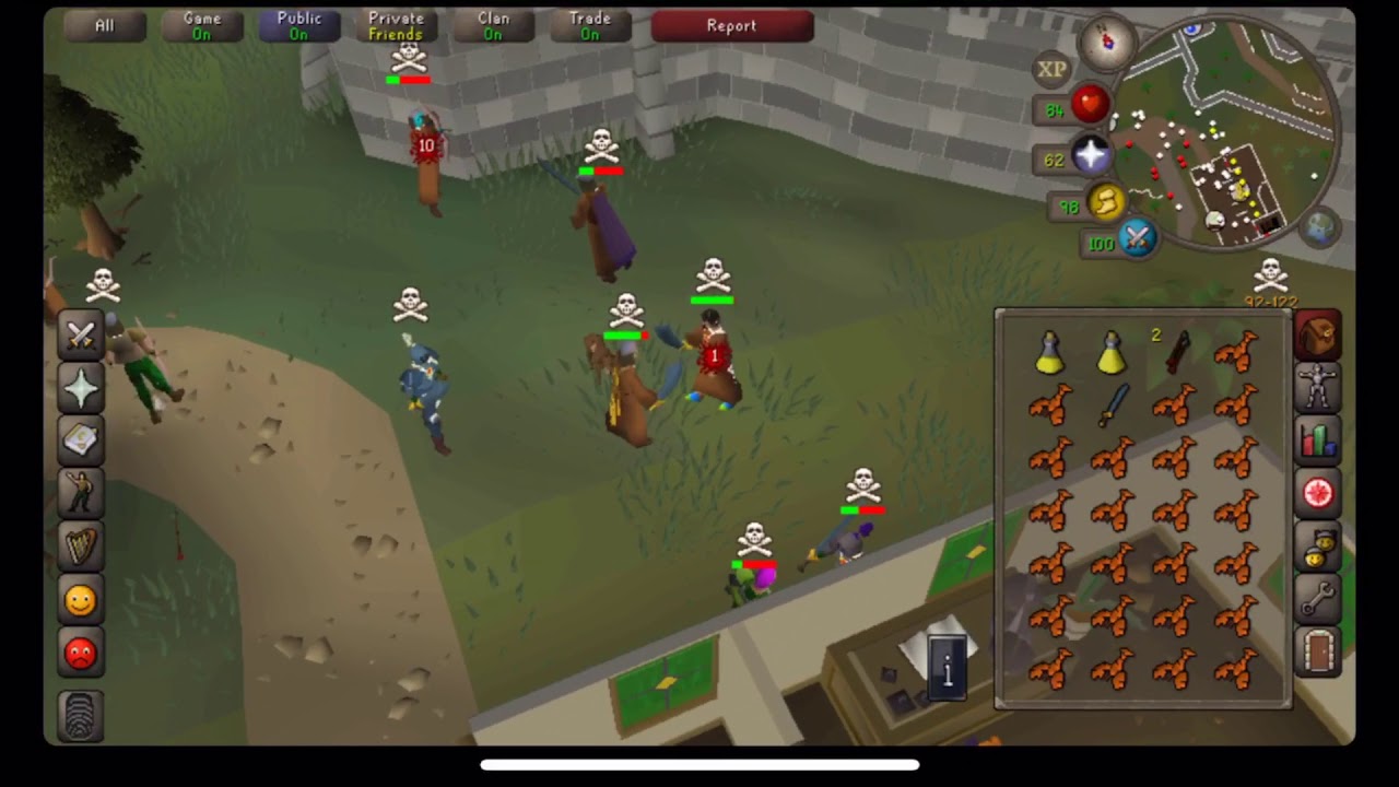 Osrs Mobile Pking On Mobile Iphone X Youtube