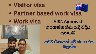 What are the requirements for Visitor visa & Work visa