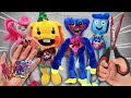 CUTTING OPEN ALL POPPY PLAYTIME DOLLS AT 3AM!! (WHATS INSIDE BUNZO, PJ PUG, MOMMY & MORE)