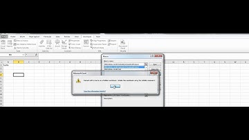 Excel 2010 How to fix error Cannot edit a macro on a hidden workbook   Unhide the workbook using the