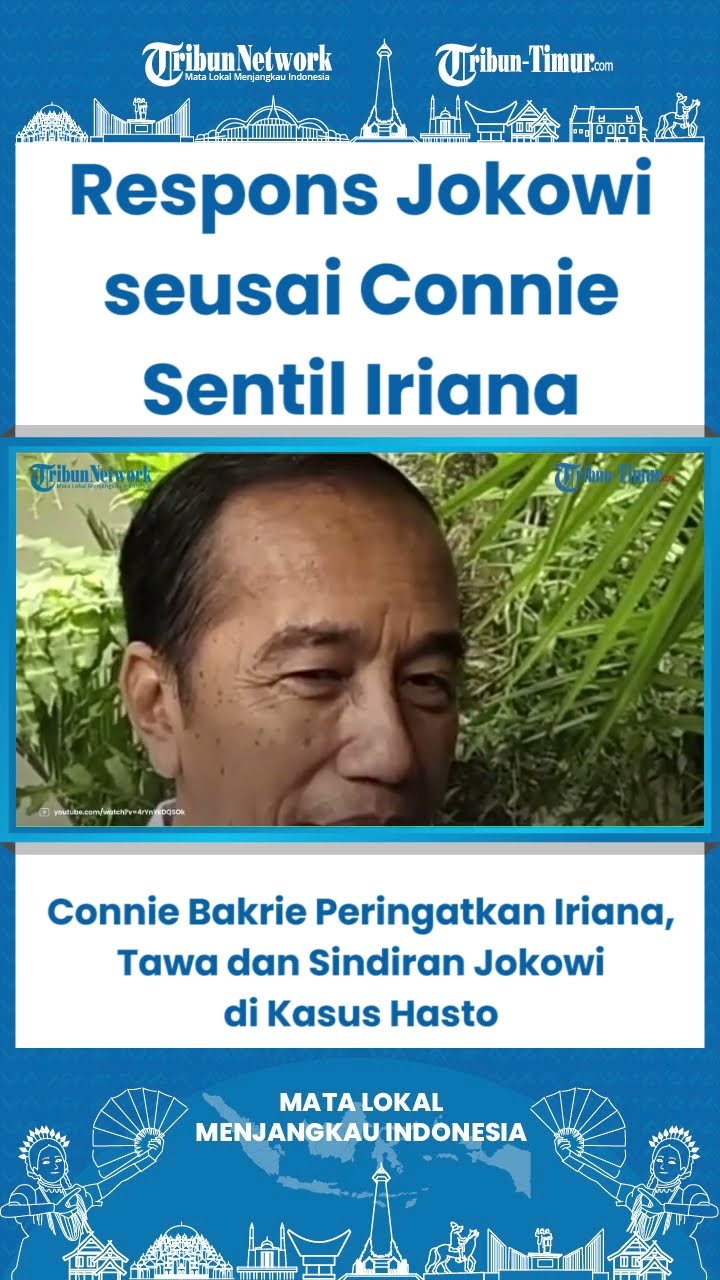 SHORT Connie Bakrie Peringatkan Iriana, Tawa Jokowi dan Sindiran di Kasus Hasto