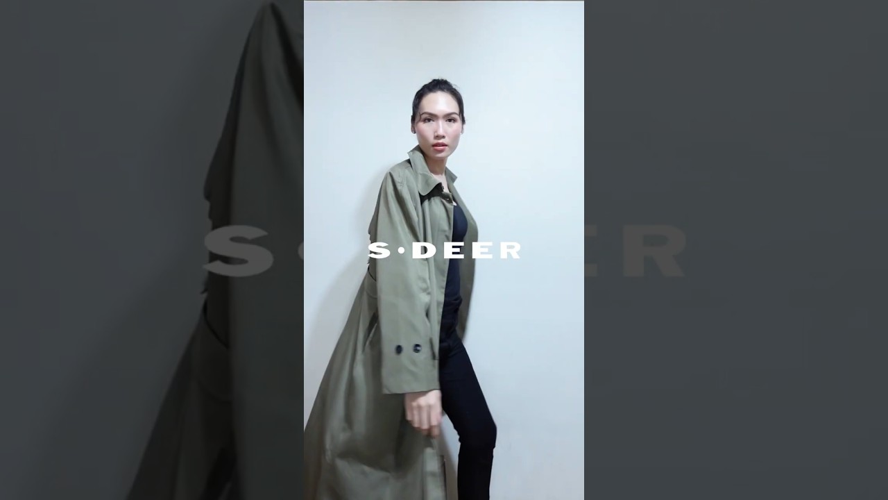 【展示】S·DEER 風衣|【S·DEER 】Fashion Clothing Brand Try-on|@sdeerconcept|Soda科學美妝保養 #fashion 縮圖