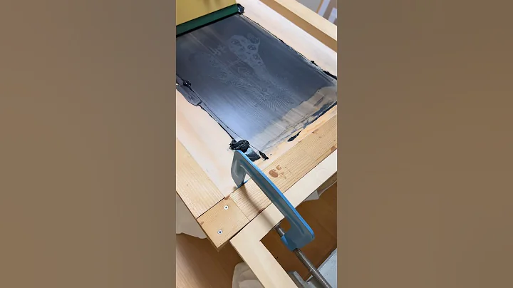 Process of making scree printing ‘Day of the dead Virgin Mary’ #screenprinting #art #tshirtdesign