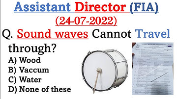 Assistant Director FIA Full Paper (24-07-2022) Batch-1 by FPSC| FIA AD Complete Solved Paper 24.7.22