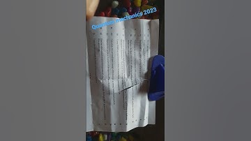 Rajasthan University MSc pre physics, paper 3rd , Quantum mechanics 2023