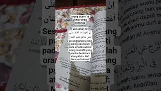 Hal Yang Paling Ditakuti Nabi  Orang Mun4f1k kumpulanhadits short trending