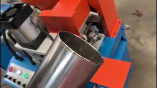 pneumatic single head tube pipe chamfering machine