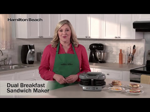 Hamilton Beach Dual Breakfast Sandwich Maker 25490