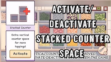 Activate/Deactivate Stacked Counter In Good Pizza, Great Pizza | Tutorial |  #goodpizzagreatpizza