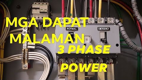 Dapat Malaman sa 3 Phase Power Supply | Line at Phase Voltage | Maintenance Tips | Local Electrician