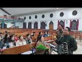 Jubilee triumphant choir practicing for the upcoming golden jubilee celebration