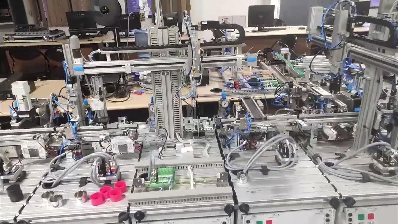 FESTO Modular Production System Handling Station Siemens S7 1500 PLC YouTube