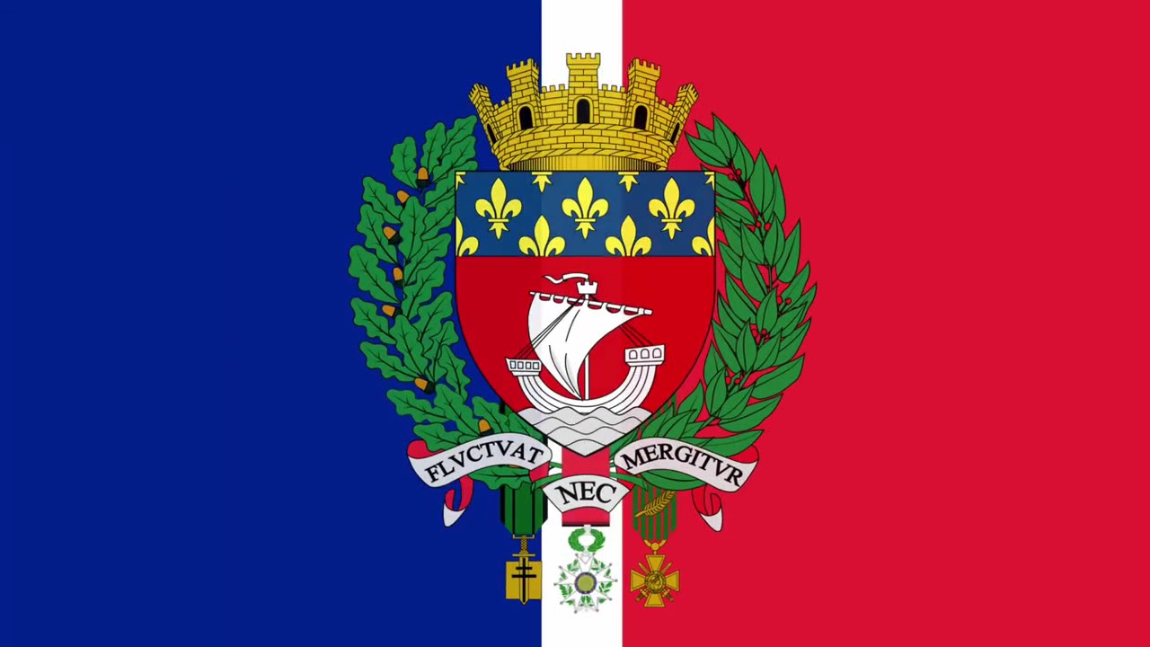 French Regions + Departments + Territories Flag Animation