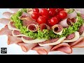 Красивая МЯСНАЯ НАРЕЗКА на Праздничный Стол! Оформление и Подача на Стол!