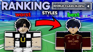 RANKING EVERY World Class Style FROM WORST TO BEST (Blue Lock:Rivals)