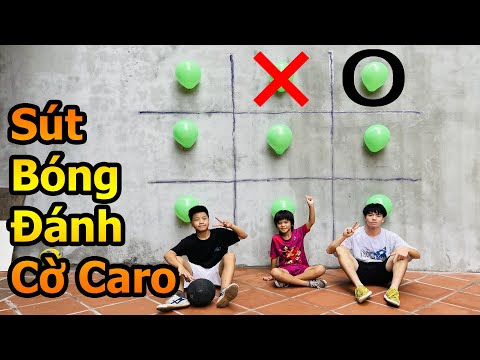Thử Thách Bóng Đá Sút Bóng Chơi Cờ Caro Đỗ Kim Phúc thách đấu Việt Anh Cr7 và Messi Nhí CuBi 100