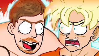 Mrbeast Vs Dragon Ball Z Parody Animation