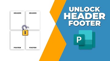 How to unlock header and footer in publisher