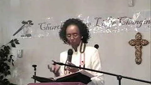 connect your weakness to God- MIn. Shirley Pearson