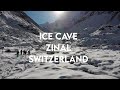 Skinning to the Zinal ice cave / Switzerland